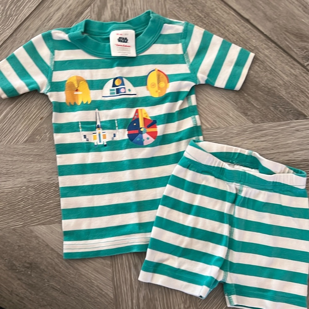 3T Hanna Andersonsson Star Warsaw striped jammies pajamas